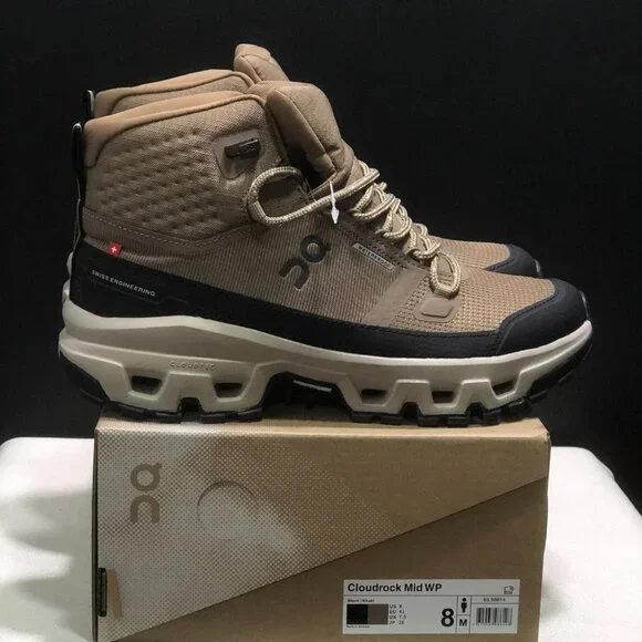 On Running Cloudrock Low WP Hiking mountaineering shoes